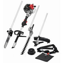 4in1 Multigartengerät MFH5200-4P Scheppach 1.8PS 1300 w 2-Takt-Motor 450 mm Schnittbreite