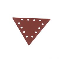 Lot de 10 abrasifs triangulaires 280mm Grain 150 Accessoire Consommable pour ponceuses murs et plafonds - Scheppach