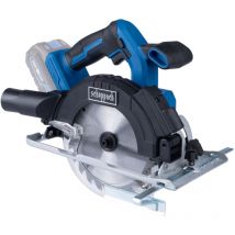 Scie Circulaire sans fil ixes 20V - C-HCS165-X - 4500min-1 - Lame Ø165mm - Softstart - Inclinaison 45° - Profondeur 53mm - Vendue sans batterie ni