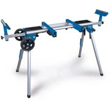 Scheppach - Support de Machine UG200 - Table de travail - Charge admissible 150 kg - Supports extensibles 1090-1675mm - Avec roues - Transport facile
