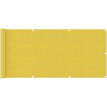 Paravento da Balcone Giallo 75x400 cm in hdpe