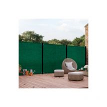Schermo privacy pesante 2 x 10 m verde 400 gr/m² top di gamma