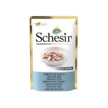 Aliments humides pour Chats agras delic Chat sasz.85g Thon merlu en gelée (8005852171078) - Schesir