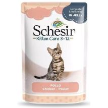 Schesir Kittenpflege Nassfutter Für Kätzchen – 85-g-beutel – Huhn In Gelee 85 G