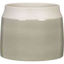 Scheurich - Jarro, Blumentopf Aus Keramik, Farbe: Verde, 21,9 Cm Durchmesser, 20,5 Cm Hoch, 7,4 L Vol.
