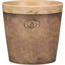 Toscana, Blumentopf aus Keramik, Farbe: Toscana Nero, 16 cm Durchmesser, 12.8 cm hoch, 2 l Vol. - Scheurich