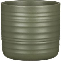 Cottage, Blumentopf aus Keramik, Farbe: Forest Green, 22,7 cm Durchmesser, 20,7 cm hoch, 10,7 l Vol. - Scheurich