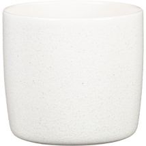 Solido, Blumentopf aus Keramik, Farbe: Perla, 17,6 cm Durchmesser, 16 cm hoch, 3,1 l Vol. - Scheurich
