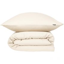 Schiesser Bettwäscheset Ella - Baumwollsatin - 2-teilig - 135 x 200 cm - Perlmutt