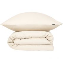 Schiesser Bettwäscheset Ella - Baumwollsatin - 2-teilig - 155 x 220 cm - Perlmutt