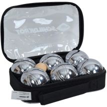 Schildkröt - Schildkrot Funsport Set de boules de pétanque Argent et Noir - 4000885700084