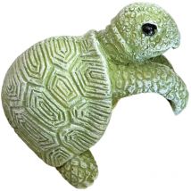 Schildkrötenförmige Blumentopfdekoration, Hängende Schildkrötenfigur Aus Kunstharz, Niedliche Kletterschildkröte, Blumentopffigur, Geschenk Zur 