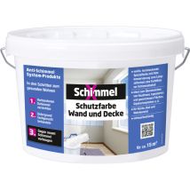 Schimmel-x Schutzfarbe Wand Und Decke 2,5 L Weiß Schimmelentferner