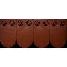 Stabuflex - Schindel Plattenverbund Biber rotbraun 24 x 56 cm Dachschindel Dachverkleidung