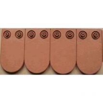 Schindel Plattenverbund Biber terrakotta 24 x 56 cm Dachschindel Dachverkleidung