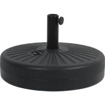 Habitat Et Jardin - Runde Platte für Sonnenschirm-Beschwerung - Schwarz