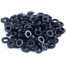 183315 Set Guarnizioni per Aeratore M24x1 Rubinetto acqua Bagno e Cucina, Guarnizioni idrauliche in Gomma piatta per riduzione M24(i) x h 2.8mm