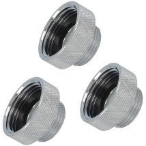 614113 Adattatore Rubinetto Maschio Femmina, Filetto m22x1 Interno x 1/2 Esterno, Riduttore in Ottone Compatibile con Aeratore Neoperl da 3 Pz.