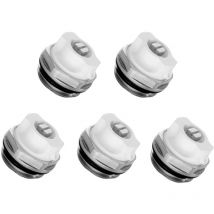 7046005 Valvola di Sicurezza di Sfiato manuale per Termosifone, Scarico Sfogo Aria Radiatore Riscaldamento 1/2', Valvola di Sicurezza per Caloriferi