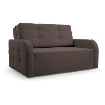 Schlafsessel Sofa Sessel Jugendsofa Schlafsofa 2-Sitzer Gästebett mit Schlaffunktion und Bettkasten Kindersofa Porto 120 – Braun (bragi 45)