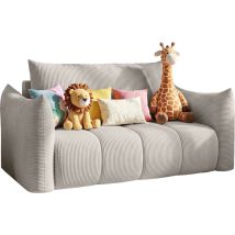 Schlafsofa 2-sitzer Mit Bettkasten – Ausziehbar Jugendsofa Mit Schlaffunktion, Liegefläche 120 X 150 Cm – Für Jugendzimmer, Kinderzimmer Und Kleine 