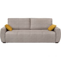 Calicosy - Schlafsofa 3-Sitzer aus Stoff L246 cm - alba