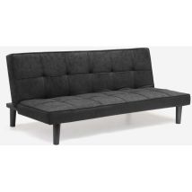 Giada Dark 2 Sitzer Stoff Design Sofa Bett Für Haus Und Büro