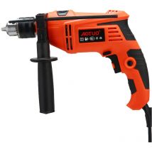 Schlagbohrmaschine, 1380-watt-elektrobohrmaschine, Hammer- Und Bohrfunktion, Drehbarer Griffmit Zubehörset