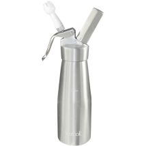 YooCook Sahnesiphon 0,5 l – Aluminium – Temperaturbeständig – 3 Düsen – Reinigungsbürste