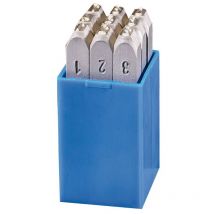 Gravurem - Nummeriersatz 9-teilig (0-9) sr - Standard (1 mm) 100.SR1