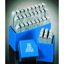 Gravurem - Schlagzahlen Stanzset DIN1451 Zahlenstanzer Schlagstempel 0-9 Schrifthöhe 6 mm