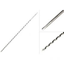 Wovar Schlangenbohrer 6mm x 460mm – Holzbohrer für Bohrmaschinen – selbstschneidende Zentrierspitze – geringe Rundlaufabweichung