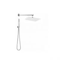 Schlanker quadratischer Duschkopf – Poliertes Chrom