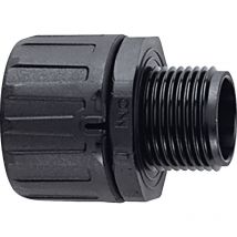 Hellermanntyton - 166-21024 HG18-S-M20-PA66-BK Schlauchverschraubung Schwarz M20 Gerade 1 St.