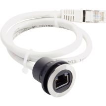 Schlegel Rrjrj45sw150cm Rj45-einbaubuchse 1855 Buchse, Einbau, Stecker, Gerade Schwarz 1 St.