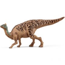 Schleich - 15037 dinosaurs Figurine Dinosaure Edmontosaure Réaliste - Figurine d'Action Dinosaure à la Mâchoire Mobile - Créature Préhistorique
