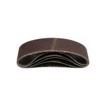 Schleifband-Set, Marke YATO, Modell YT-83230, ideal zum Schleifen von Holz und Metall, Abmessungen 75x533 mm, Körnung 80, Packung mit 5 Stück, hohe