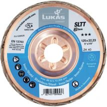 Lukas - Schleiflamellenteller sltt Zirkonkorund ø 125 mm Korn 60