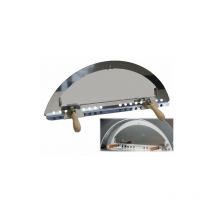 Schließen Sie Stahl und Glas mit Holzgriff für Forni Bella Napoli Vesuvio