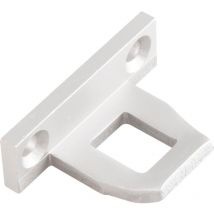 Schließblech zu Oberlichtschnapper alu Überschlaghöhe 7 mm silber