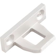 Schließblech zu Oberlichtschnapper alu Überschlaghöhe 3 mm silber