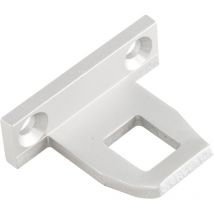 Schließblech zu Oberlichtschnapper alu Überschlaghöhe 12,5 mm silber