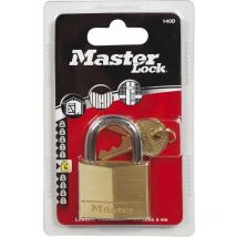 Master Lock - Vorhangschloss 140 eurd Messing, Breite 40 mm, verschsp. sb