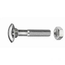 Schlossschrauben M10 x 50 mm, 20 Stück Schlossschrauben