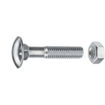 Schlossschrauben M6 x 30 mm, M6, 75 Stück, Edelstahl A2 Schlossschrauben