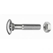 Schlossschrauben M8 x 40 mm, 40 Stück Schlossschrauben