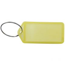 Reiher - Schlüsselanhänger - mit Papiereinlage, Kunststoff transparent gelb