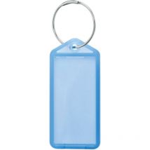Schlüsselanhänger - mit Papiereinlage, Kunststoff transparent grün