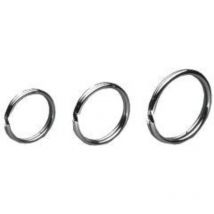 Reiher - Schlüsselringe 4012 12 mm vernick.