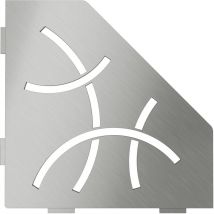 Schlüter SES2D6EB-E-S2 Ablage Curve 75x195x195x75mm Edelstahl gebürstet